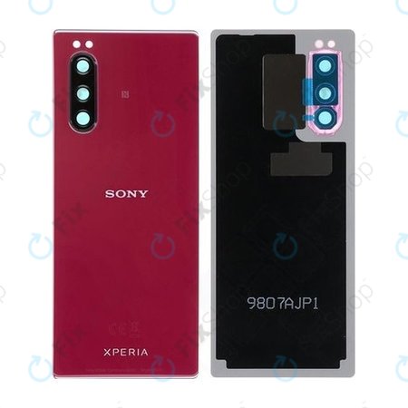 Sony Xperia 5 - Poklopac baterije (crveni) - 1319-9454 Originalni servisni paket