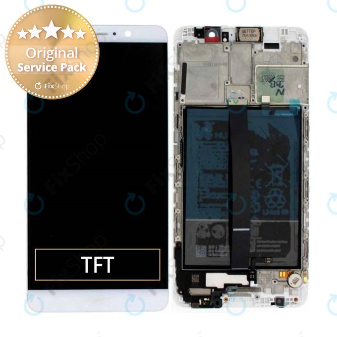 Huawei Mate 9 - LCD zaslon + zaslon osjetljiv na dodir + okvir + Baterija (Space Grey) - 02351BAS Genuine Service Pack