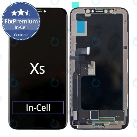 Apple iPhone XS - LCD zaslon + zaslon osjetljiv na dodir + okvir In-Cell FixPremium
