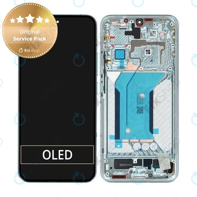 Xiaomi 14 23127PN0CC - LCD zaslon + zaslon osjetljiv na dodir + okvir (Jade Green) - 56000600N300 Genuine Service Pack