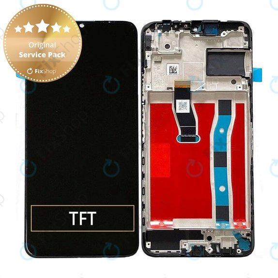 Huawei Nova Y70 - LCD zaslon + zaslon osjetljiv na dodir + okvir (crni) - 02354WHN Originalni servisni paket