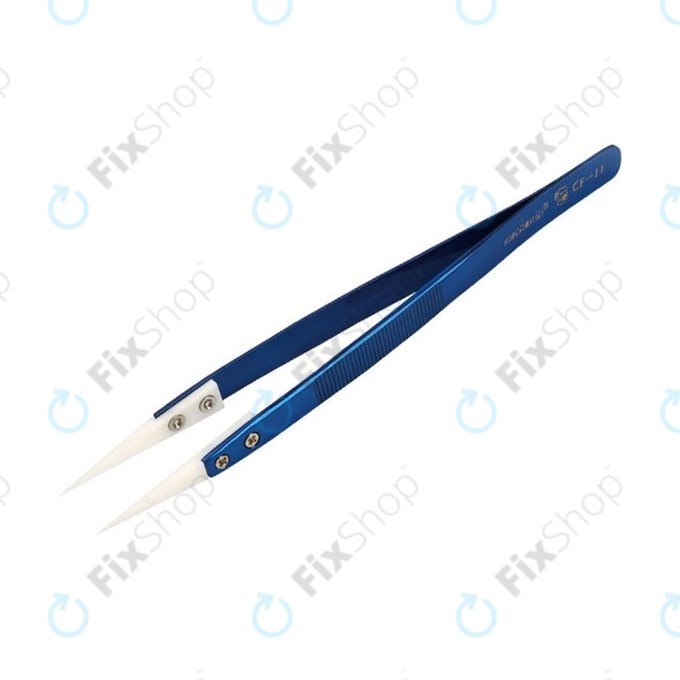 Mechanic CF-11 - Precizna keramička pinceta otporna na toplinu s ravnim vrhom