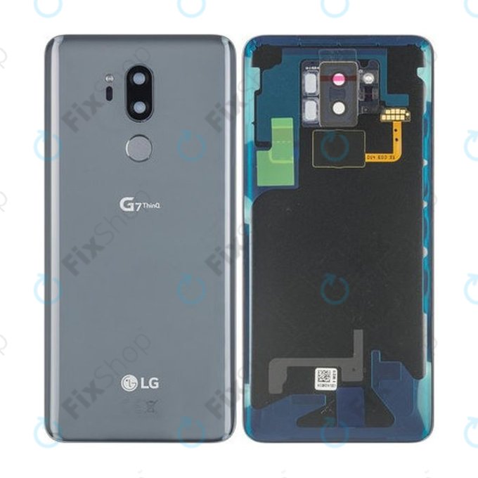 LG G710EM G7 ThinQ - Poklopac baterije + senzor otiska prsta (sivo) - ACQ90241013 Originalni servisni paket