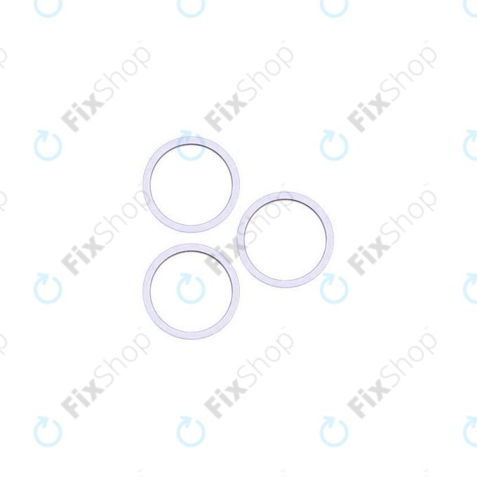 Apple iPhone 14 Pro, 14 Pro Max - Okvir stražnje leće kamere (deep purple) - 3 kom