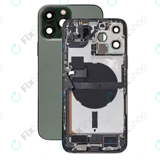 Apple iPhone 13 Pro Max - Stražnje Maska s malim dijelovima (Alpine Green)