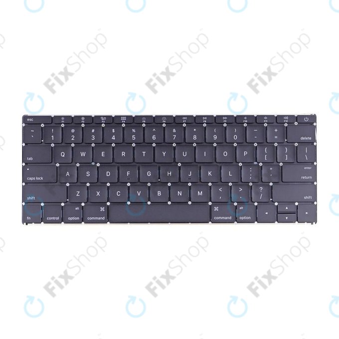Apple MacBook 12" Retina A1534 (početak 2015.) - Tipkovnica SAD
