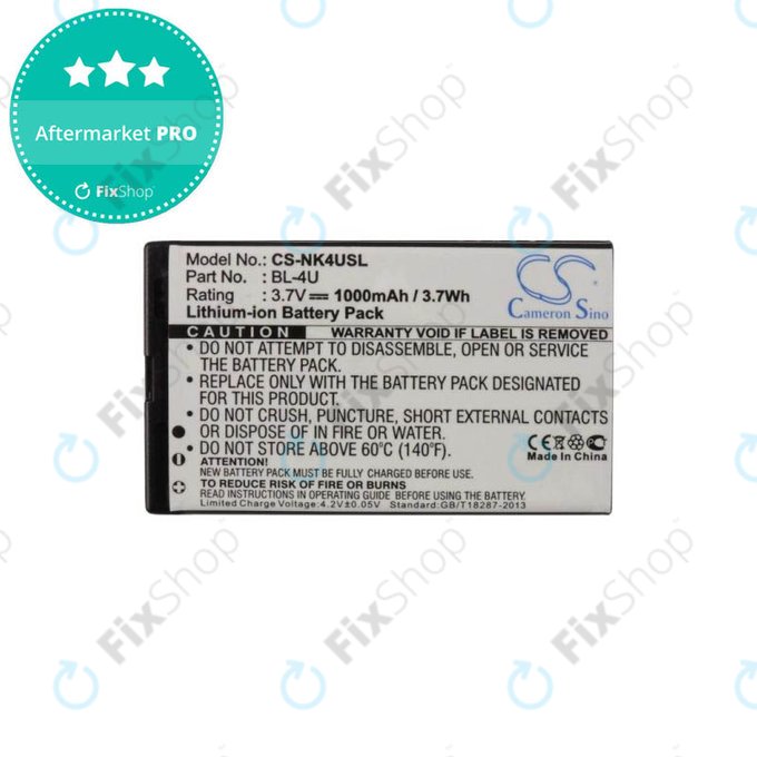 Nokia 3120 Classic - Baterija BL-4U 1000mAh HQ