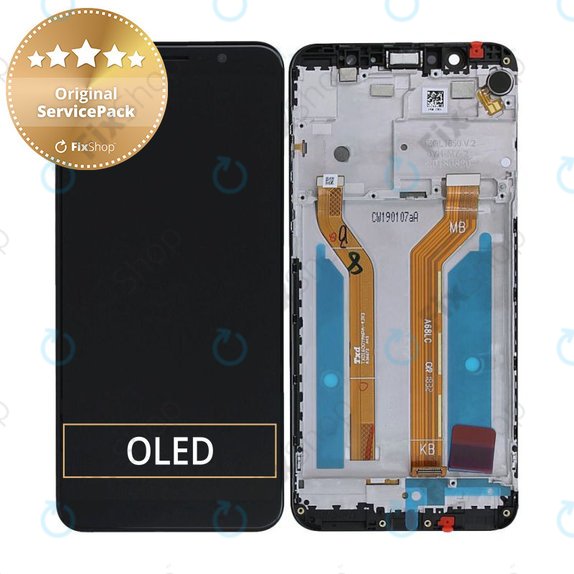 Asus ZenFone Max Pro ZB602KL - LCD zaslon + zaslon osjetljiv na dodir + okvir (Deepsea Black) - 90AX00T1-R20010 Originalni servisni paket