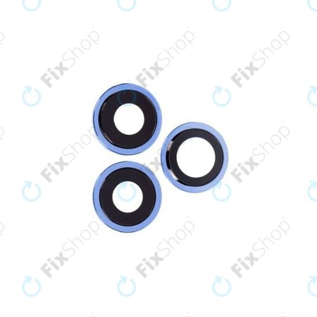 Apple iPhone 12 Pro - Leća stražnje kamere s okvirom (plava) - 3 kom
