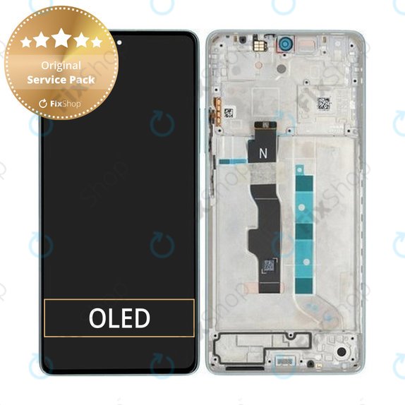 Xiaomi Redmi Note 13 5G 2312DRAABC - LCD zaslon + zaslon osjetljiv na dodir + okvir (Ocean Teal) - 5600030N1700 Genuine Service Pack
