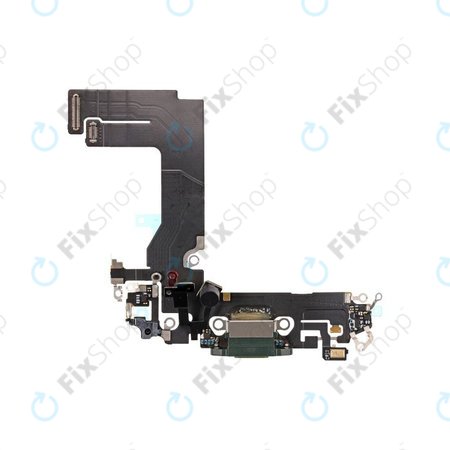 Apple iPhone 13 Mini - Konektor za punjenje + savitljivi kabel (zeleni)