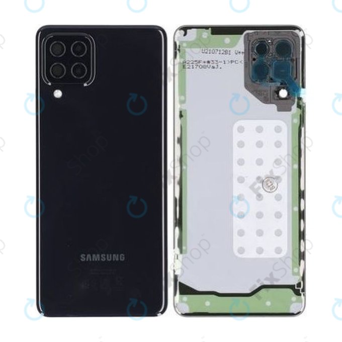 Samsung Galaxy A22 A225F - Poklopac baterije (crni) - GH82-25959A, GH82-26518A Originalni servisni paket