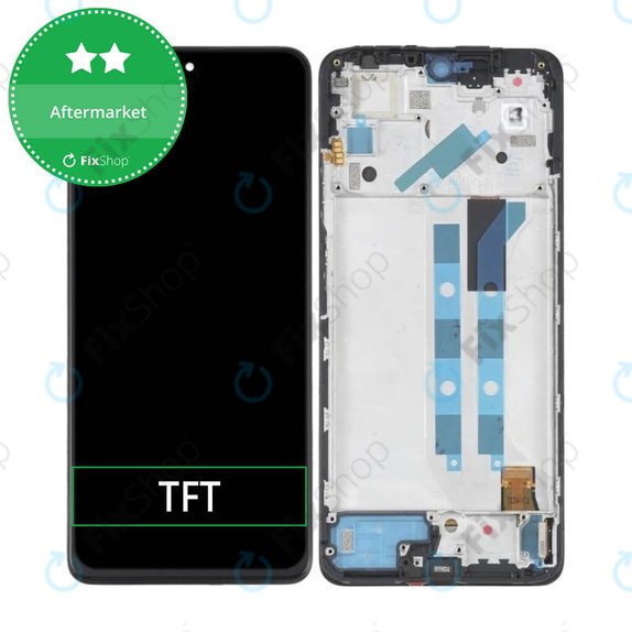 Xiaomi Redmi Note 11 Pro 4G, 5G, Poco X4 Pro 5G - LCD zaslon + zaslon osjetljiv na dodir + okvir (Graphite Grey) TFT