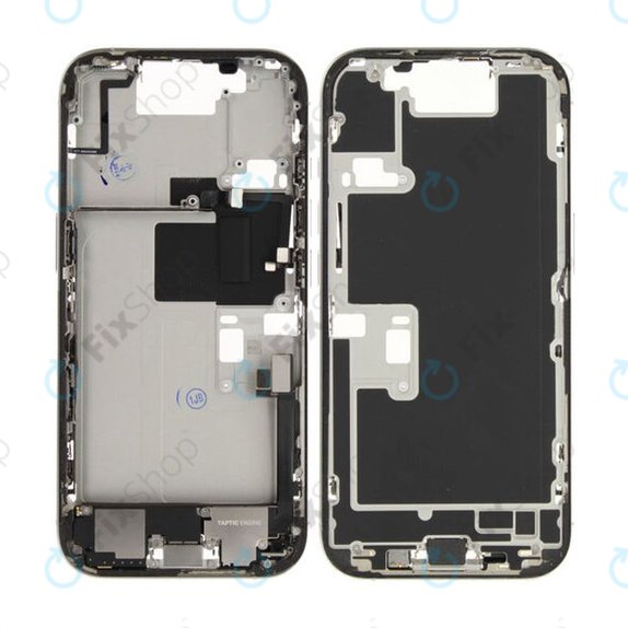 Apple iPhone 16 Pro - Srednji okvir + Tipke za uključivanje + Glasnoću (White Titanium)