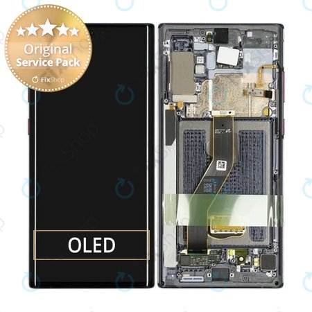 Samsung Galaxy Note 10 Plus N975F - LCD zaslon + zaslon osjetljiv na dodir + okvir (Ratovi zvijezda) - GH82-21620A, GH82-21621A Originalni servisni paket