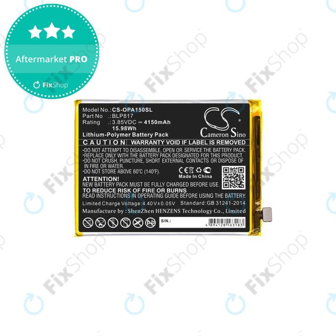 Oppo A15 CPH2185 - Baterija BLP817 4150mAh HQ