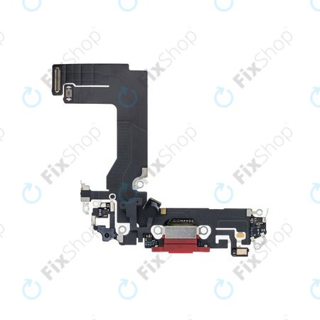 Apple iPhone 13 Mini - Konektor za punjenje + savitljivi kabel (crveni)