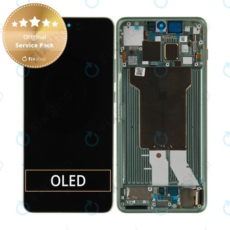 Zaslon za Motorola Edge 70, Zaslon osjetljiv na dodir s okvirom, Lily Pad, 5D68C31542, Genuine Service Pack