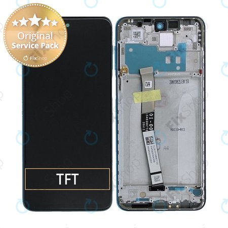 Xiaomi Redmi Note 9S - LCD zaslon + zaslon osjetljiv na dodir + okvir (Aurora plava) - 560003J6A100 Originalni servisni paket