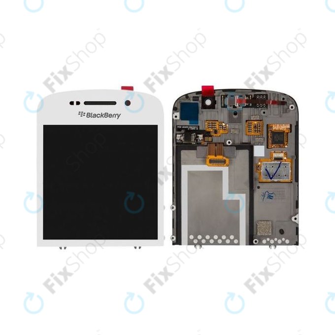 Blackberry Q10 - LCD zaslon + zaslon osjetljiv na dodir + okvir (White) TFT