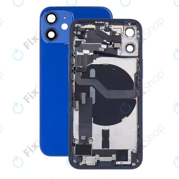 Apple iPhone 12 Mini - Stražnje Maska s malim dijelovima (plavo)
