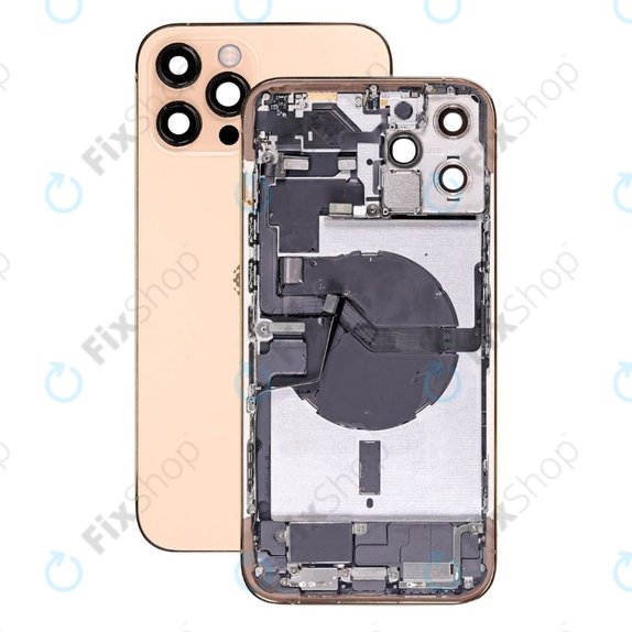 Apple iPhone 12 Pro Max - Stražnje Maska s malim dijelovima (zlato)