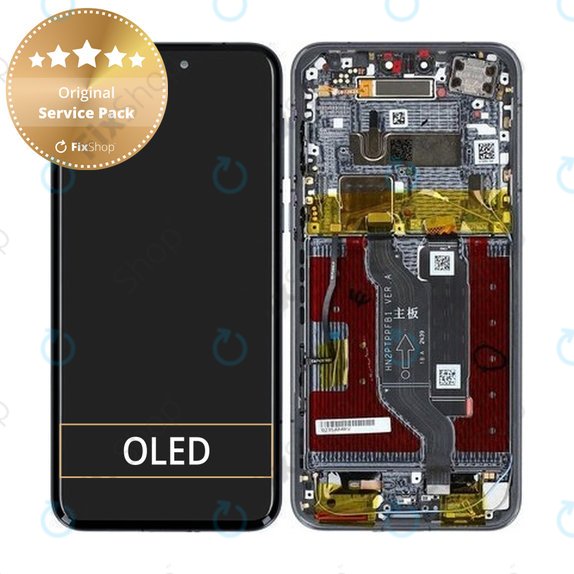 Honor Magic7 Pro - LCD zaslon + zaslon osjetljiv na dodir + okvir (Black) - 0235AMRV Genuine Service Pack