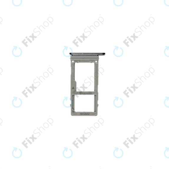 Samsung Galaxy A8 A530F (2018) - SIM + SD ladica (crna) - GH98-42519A Genuine Service Pack