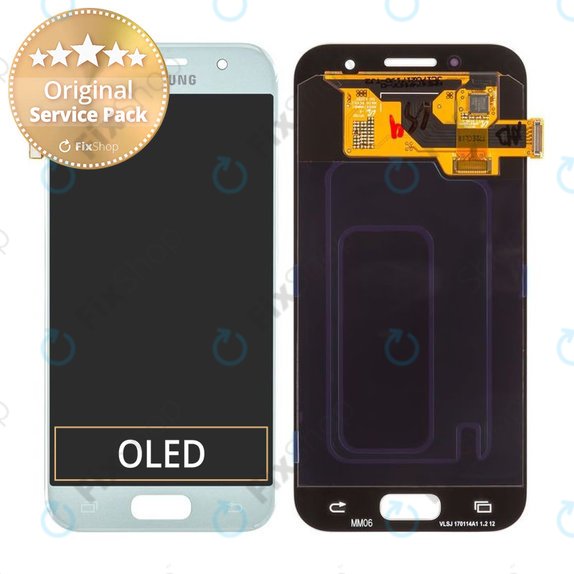 Samsung Galaxy A3 A320F (2017) - LCD zaslon + zaslon osjetljiv na dodir (plava magla) - GH97-19732C, GH97-19753C Originalni servisni paket