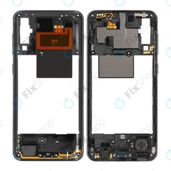 Samsung Galaxy A50 A505F - Srednji okvir (crni) - GH97-23209A originalni servisni paket