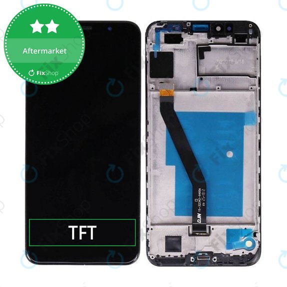 Huawei Y6 Prime (2018) - LCD zaslon + zaslon osjetljiv na dodir + okvir (Black) TFT