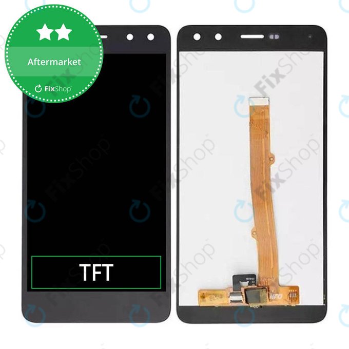 Huawei Y6 (2017) - LCD zaslon + zaslon osjetljiv na dodir (Black) TFT