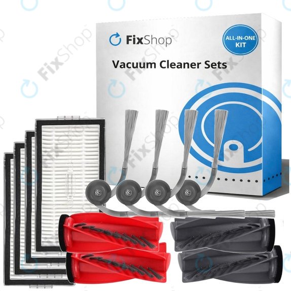 Set rezervnih dijelova za Roborock G20s Ultra, Saros 10R, 20 (2x Glavna četka, 4x Filter, 4x Bočna četka)