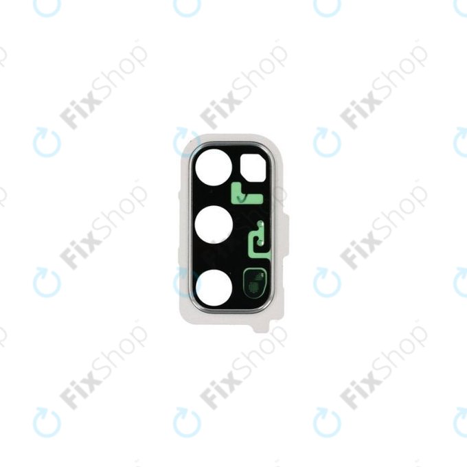 Samsung Galaxy S20 G980F - Stakleni okvir stražnje kamere (Cloud White) - GH98-45072B Originalni servisni paket