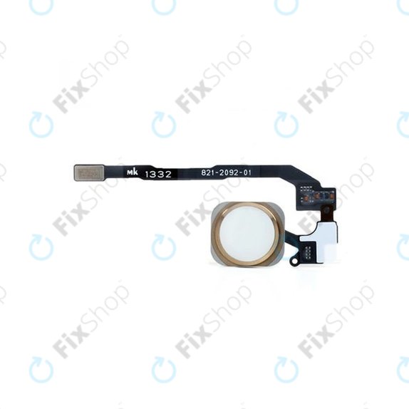 Apple iPhone 5S, SE - Tipka Home + Flex kabel (zlatni)