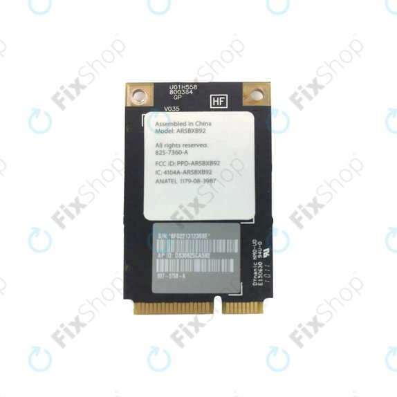 Apple iMac 21.5" A1311 (Late 2009 - Mid 2010), iMac 27" A1312 (Late 2009 - Mid 2010) - AirPort kartica bežične mreže AR5BXB92