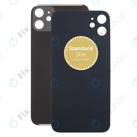 Apple iPhone 11 - Stražnje staklo kućišta (crno)