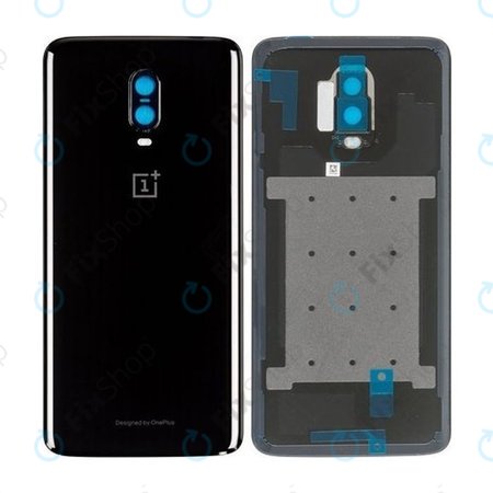 OnePlus 6T - Poklopac baterije (Mirror Black) Originalni servisni paket