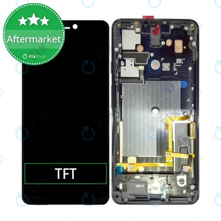 Google Pixel 3 XL - LCD zaslon + zaslon osjetljiv na dodir + okvir (Just Black) TFT