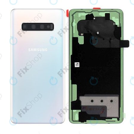 Samsung Galaxy S10 Plus G975F - Poklopac baterije (bijeli) - GH82-18406F Originalni servisni paket