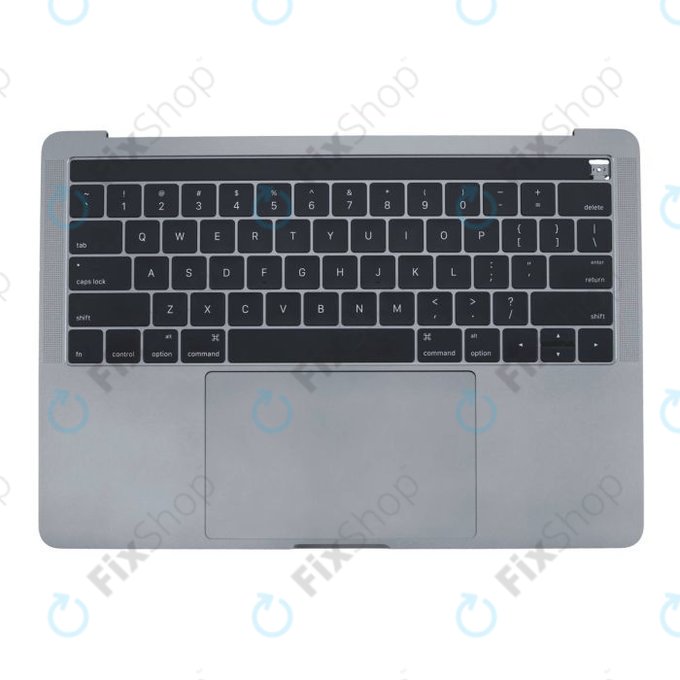 Apple MacBook Pro 13" A1706 (kasno 2016. - Sredina 2017.) - Gornji okvir tipkovnice + američka tipkovnica + mikrofon + trackpad + zvučnici (Space Gray)