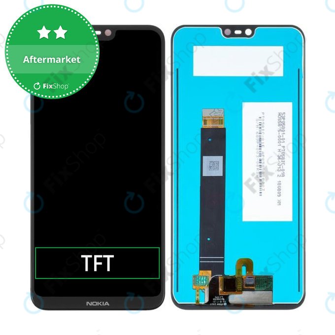 Nokia 6.1 Plus (Nokia X6) - LCD zaslon + zaslon osjetljiv na dodir TFT