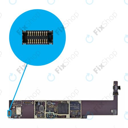 Apple iPad Mini, Mini 2, Mini 3 - Matična ploča + konektor za zaslon osjetljiv na dodir