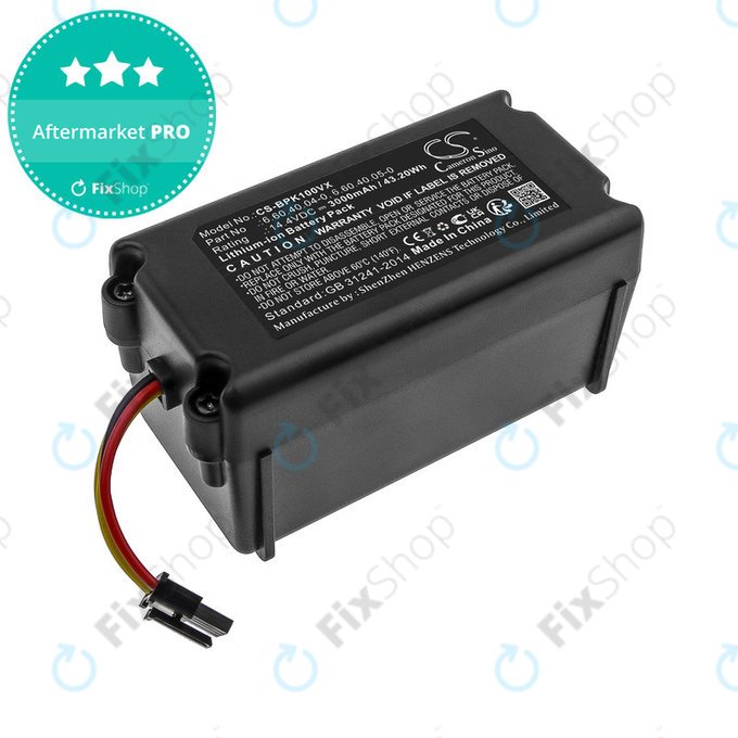 Baterija za Sencor SRV 9250, SRV 8250, SRV 6250, SRV 4250, Blaupunkt XSMART, SRX 1002, Li-ion, 14.4V, 3000mAh, HQ