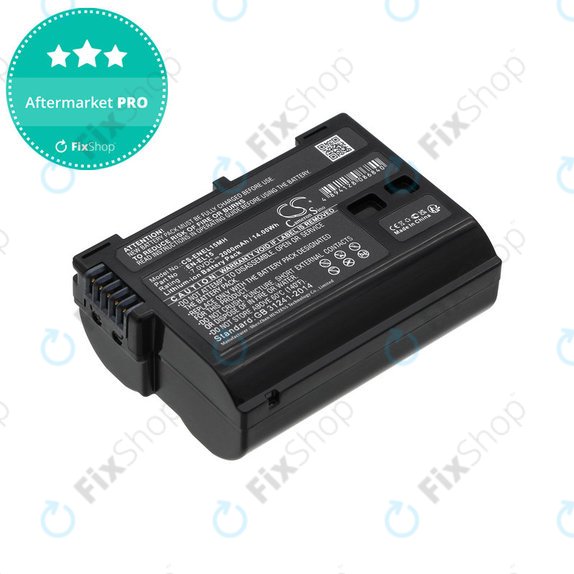 Baterija za Nikon D7000, D500, D600, D7200, D7500, Z5, Z6, EN-EL15, Li-ion, 7V, 2000mAh, HQ