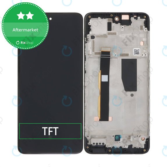 Motorola Moto G84 XT2347 - LCD zaslon + zaslon osjetljiv na dodir + okvir (Black) TFT