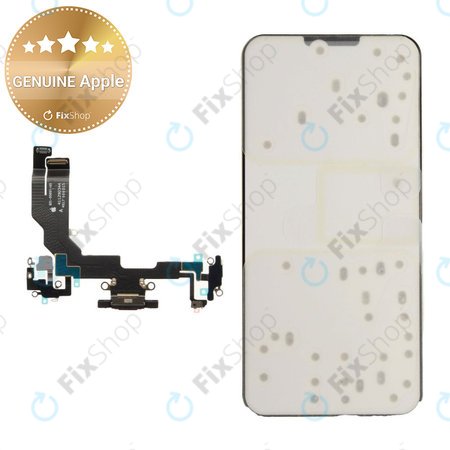Konektor za punjenje + Flex kabel za iPhone 16e | Black | 923-12009 | Genuine Apple