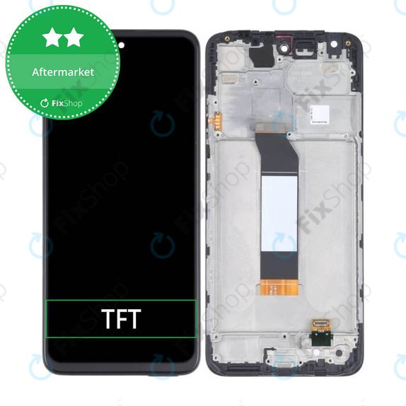Xiaomi Redmi Note 10 5G, Poco M3 Pro 5G - LCD zaslon + zaslon osjetljiv na dodir + okvir (Graphite Grey) TFT