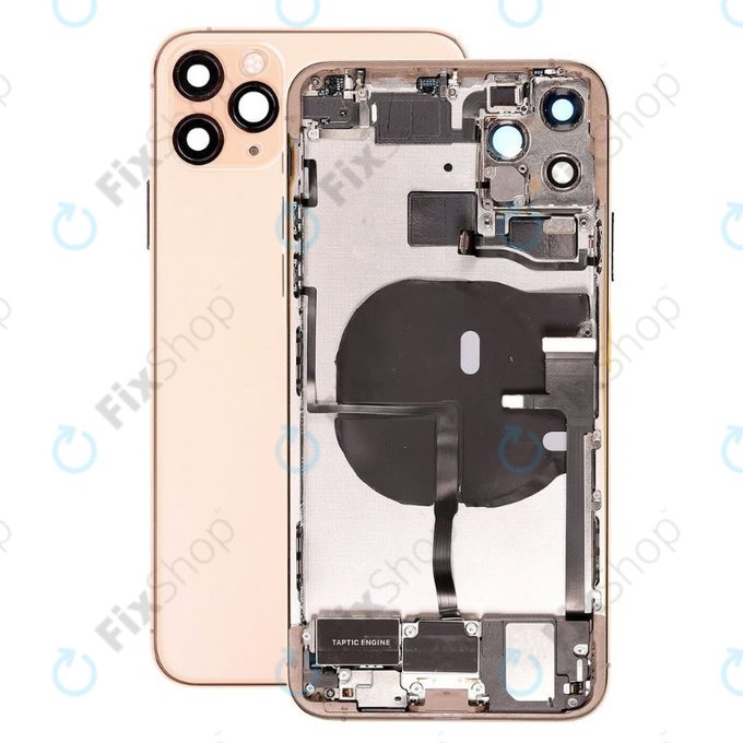 Apple iPhone 11 Pro Max - Stražnje Maska s malim dijelovima (zlato)
