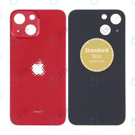 Apple iPhone 13 Mini - Stražnje staklo kućišta (crveno)